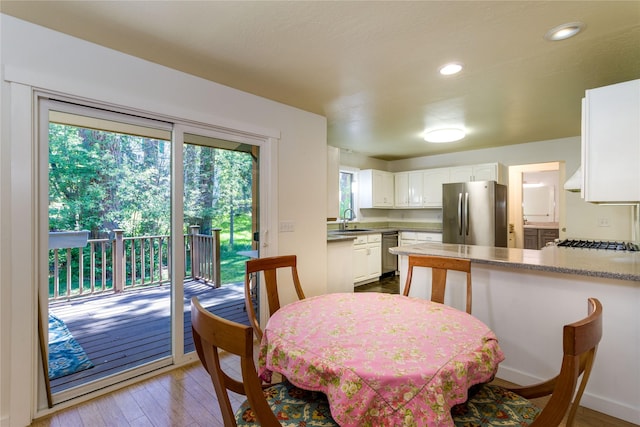 2406 Raymond Ave, Missoula, MT 59802 - dining space with dark wood-style floors