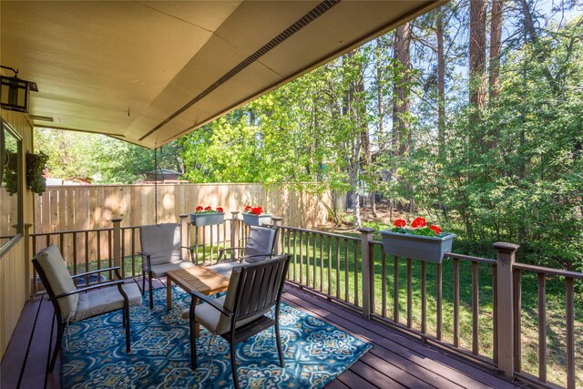 2406 Raymond Ave, Missoula, MT 59802 - view of wooden deck