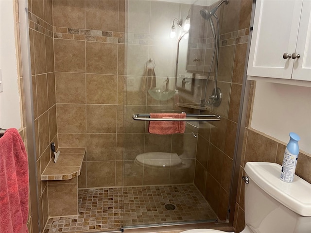 403 S Cherry St, Townsend, MT 59644 - bathroom with a shower stall and toilet
