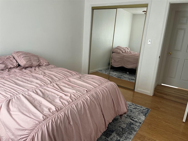 403 S Cherry St, Townsend, MT 59644 - bedroom with a closet and wood finished floors