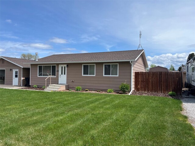 403 S Cherry St, Townsend, MT 59644 - ranch-style home with roof with shingles