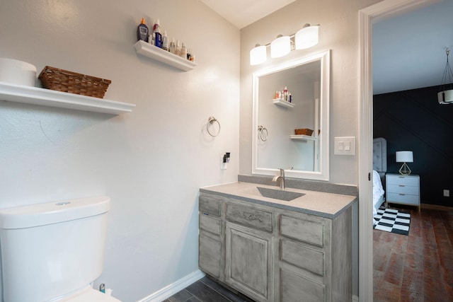 15 Lone Mountain Rd, Clancy, MT 59634 - bathroom with vanity and wood finished floors