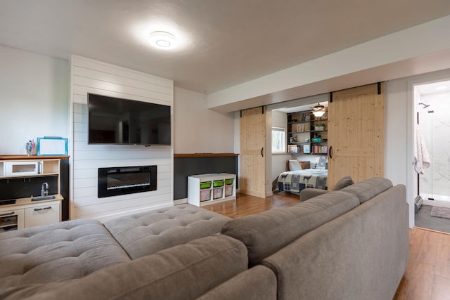 15 Lone Mountain Rd, Clancy, MT 59634 - living room featuring wood finished floors and baseboards