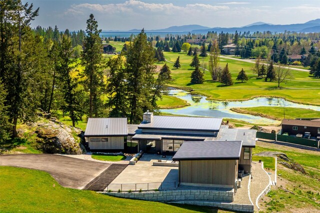 48 Eagle Rock Dr, Bigfork, MT 59911 - view of subject property featuring a water and mountain view