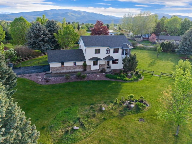525 Tower St, Missoula, MT 59804 - view from above of property with a mountain backdrop