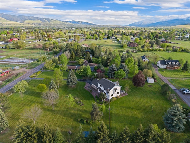 525 Tower St, Missoula, MT 59804 - aerial view of property's location with a mountain backdrop