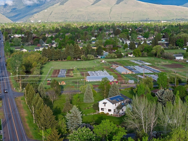 525 Tower St, Missoula, MT 59804 - aerial view of property's location with a mountain backdrop