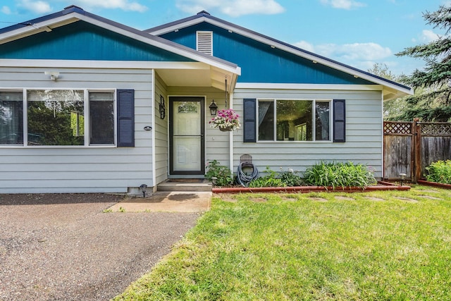 view of front of property