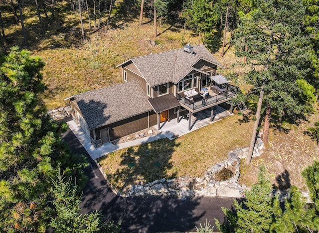 21208 Osprey Loop, Rollins, MT 59931 - view from above of property