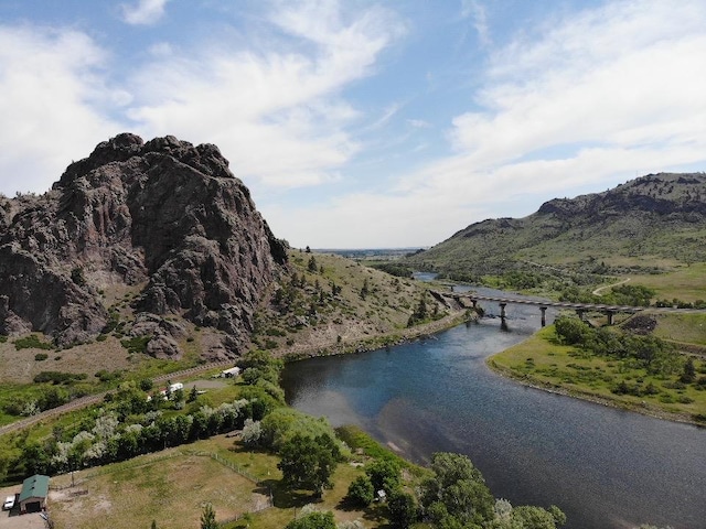 71 Seibold Ln, Cascade, MT 59421 - water view featuring a mountainous background