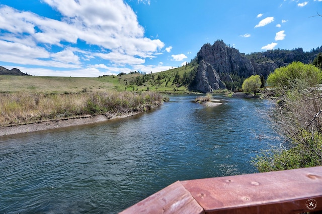 71 Seibold Ln, Cascade, MT 59421 - water view featuring a mountain backdrop