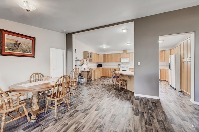73 Seibold Ln, Cascade, MT 59421 - dining area featuring wood finished floors and baseboards