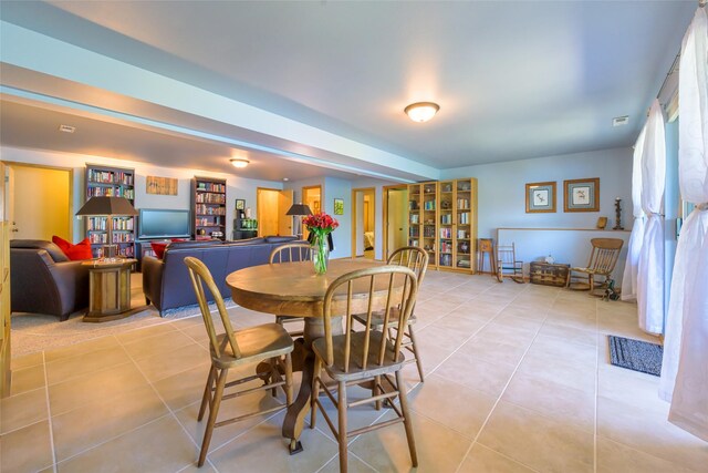 28152 White Swan Ln, Polson, MT 59860 - dining space with light tile patterned floors