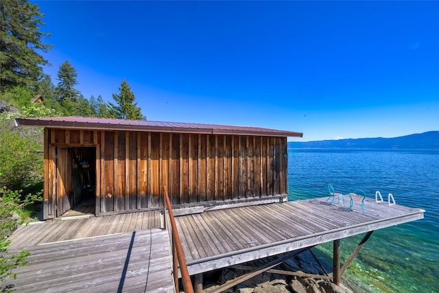 28152 White Swan Ln, Polson, MT 59860 - dock with a water and mountain view