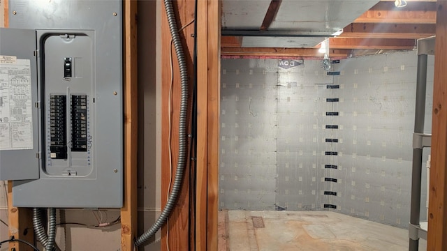 286 Edgewater Dr, Libby, MT 59923 - unfinished below grade area featuring electric panel