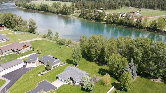 286 Edgewater Dr, Libby, MT 59923 - aerial view of property's location with a large body of water
