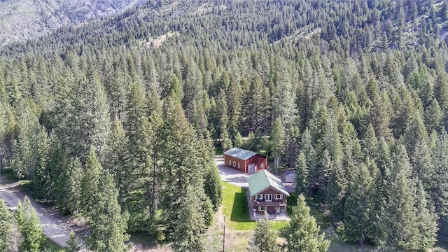 26 Castele Ln, Trout Creek, MT 59874 - aerial view of property and surrounding area featuring a forest