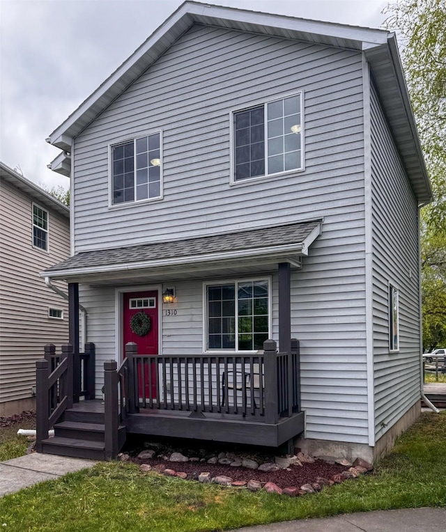 view of front of house featuring a porch