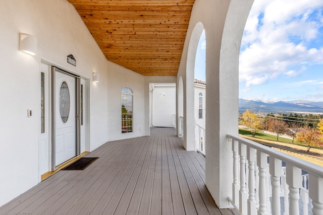 2965 Terrace Dr, Missoula, MT 59803 - deck featuring a mountain view