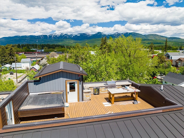 view of mountain backdrop