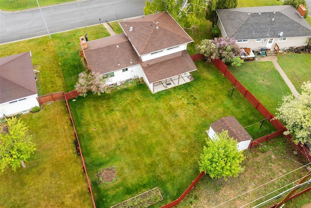 view of subject property