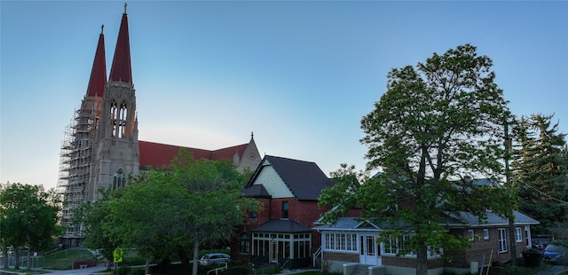 view of property