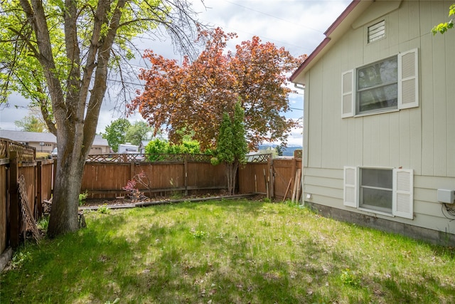 view of yard