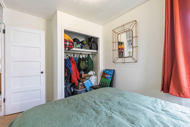 2112 W Central Ave, Missoula, MT 59801 - bedroom with a closet and wood finished floors