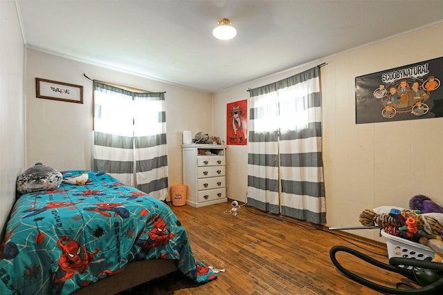 2112 W Central Ave, Missoula, MT 59801 - bedroom featuring wood finished floors and ornamental molding