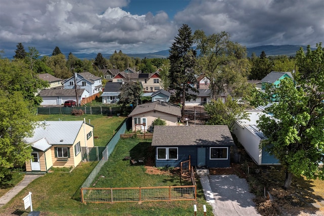 2112 W Central Ave, Missoula, MT 59801 - aerial view of residential area with a mountain backdrop