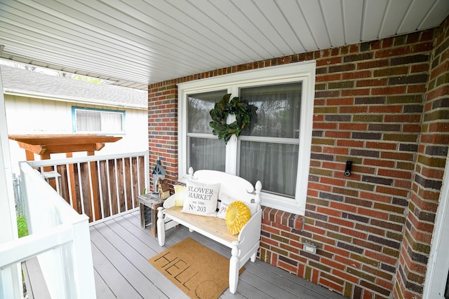 view of deck