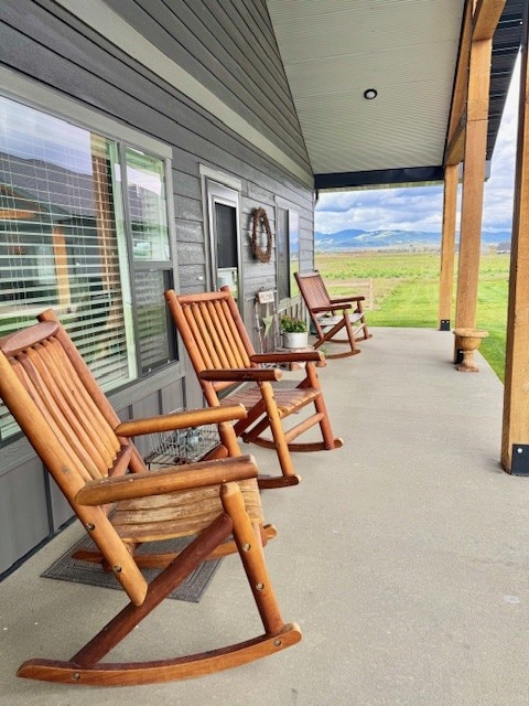 3975 Jaycee Ct Unit B, East Helena, MT 59635 - view of patio / terrace with covered porch