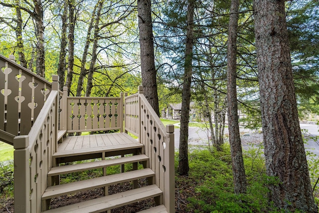 215 Browns Gulch Rd, Kalispell, MT 59901 - deck featuring stairs