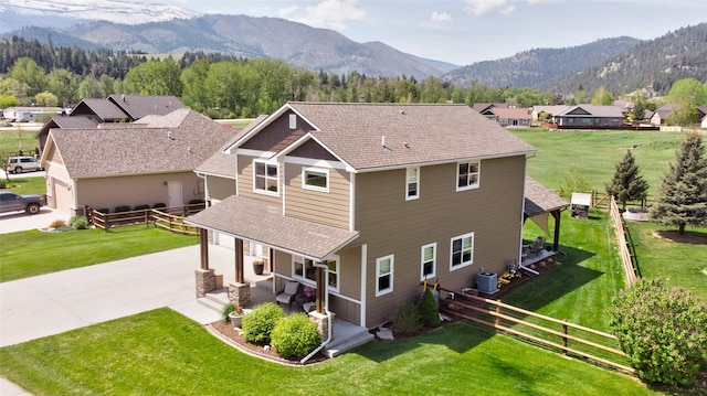 11818 Stella Blue Dr, Lolo, MT 59847 - view of subject property with a mountain backdrop