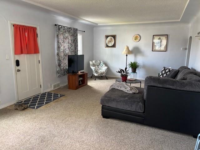 330 2nd St S, Shelby, MT 59474 - carpeted living room featuring baseboards