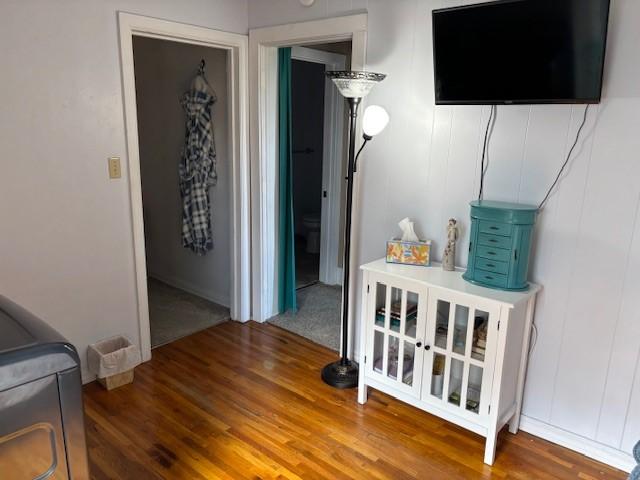 330 2nd St S, Shelby, MT 59474 - hallway with wood finished floors