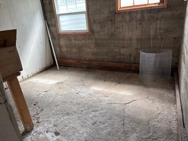 330 2nd St S, Shelby, MT 59474 - bathroom featuring healthy amount of natural light and wood walls