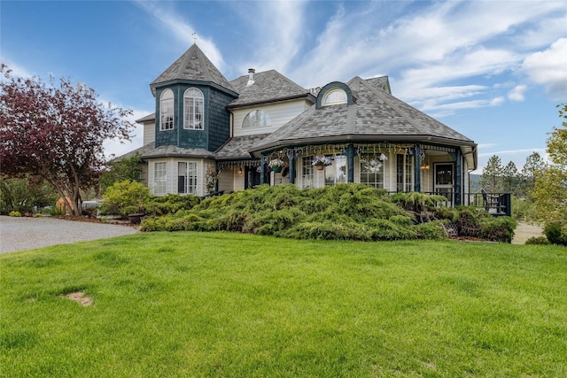527 Grande Vista Dr, Kalispell, MT 59901 - view of front of house featuring a front lawn