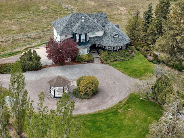 527 Grande Vista Dr, Kalispell, MT 59901 - view from above of property