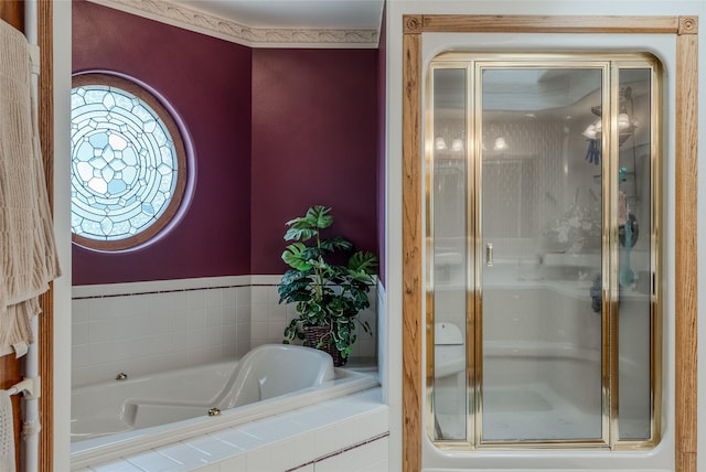 527 Grande Vista Dr, Kalispell, MT 59901 - bathroom featuring a stall shower and a bath