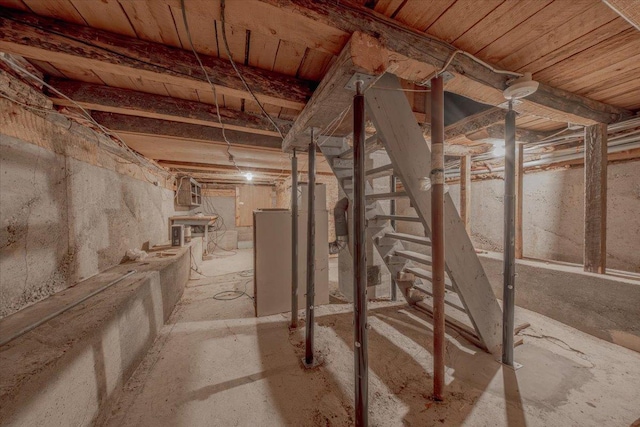 6470 US Highway 93 S, Eureka, MT 59917 - unfinished basement featuring stairs