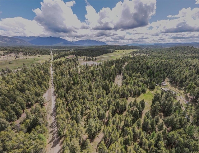 6470 US Highway 93 S, Eureka, MT 59917 - drone / aerial view of a forest and mountains