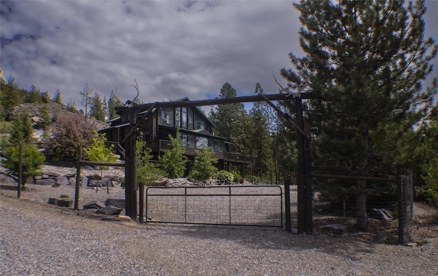 6961 Mt Highway 200, Plains, MT 59859 - view of gate