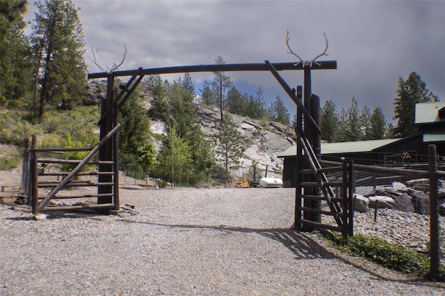 6961 Mt Highway 200, Plains, MT 59859 - view of dirt / gravel road with a gated entry