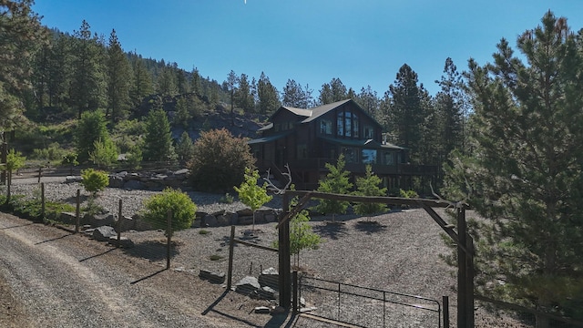 6961 Mt Highway 200, Plains, MT 59859 - view of front of home featuring a forest view