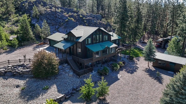 6961 Mt Highway 200, Plains, MT 59859 - view from above of property with a forest