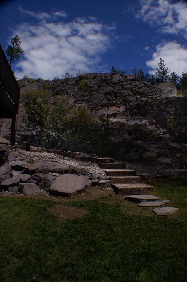 6961 Mt Highway 200, Plains, MT 59859 - view of grassy yard featuring a mountain view