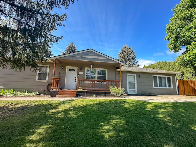 325 River Dr, Lolo, MT 59847 - ranch-style house with a porch