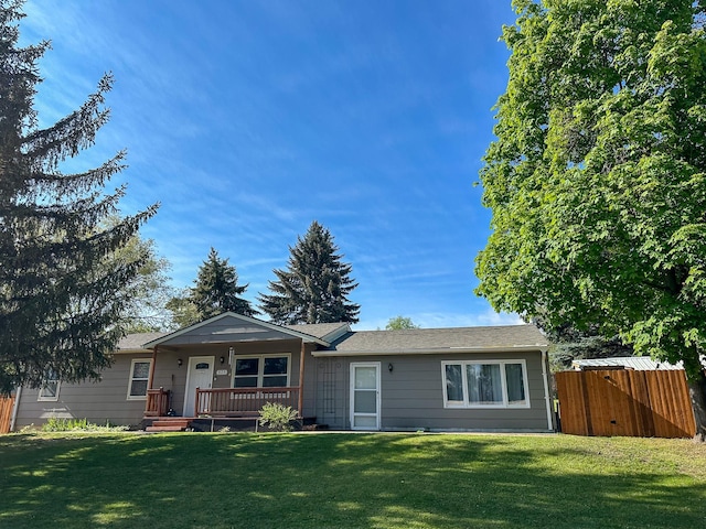 325 River Dr, Lolo, MT 59847 - ranch-style home with covered porch