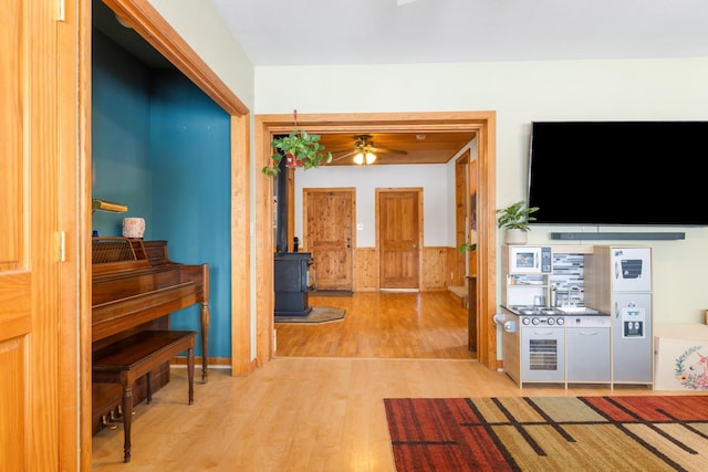 412 Mill St, Sheridan, MT 59749 - hall featuring light wood-style flooring